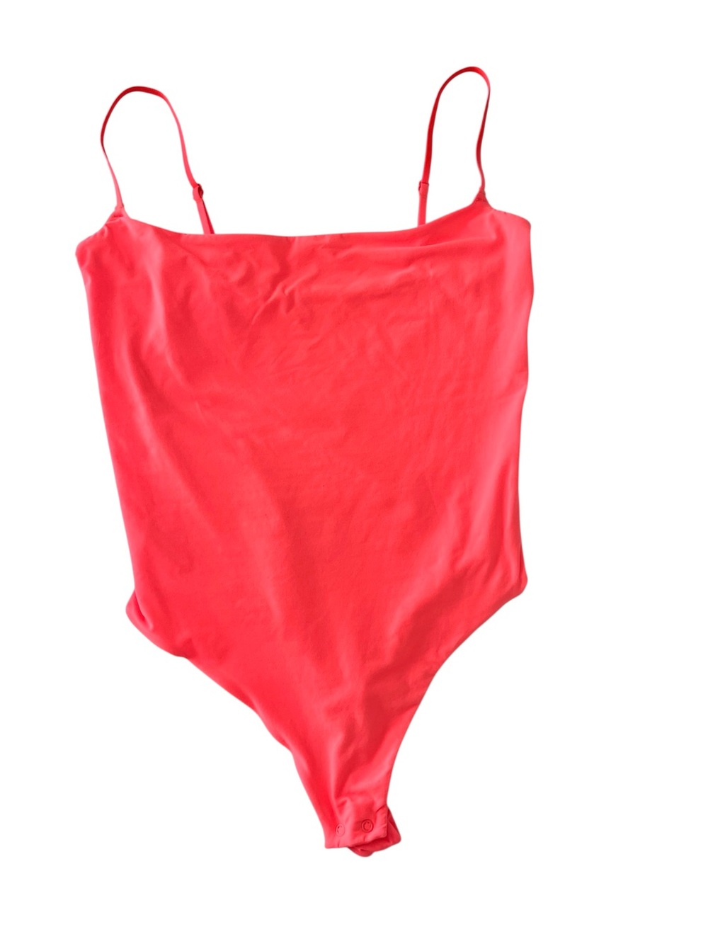 SKIMS Fits Everybody Bodysuit neon orange/pink